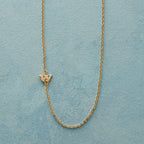 Initial Spark Necklace