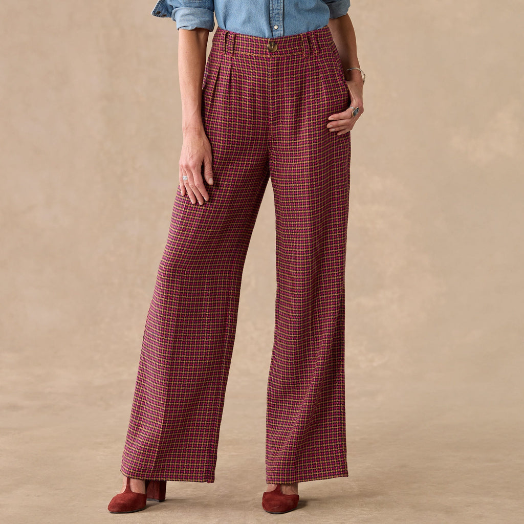 Mayra Plaid Pants. Petite