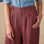 Mayra Plaid Pants. Petite