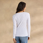 Perfect Pointelle Crewneck