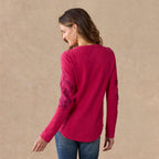 Artisan Floral Henley