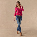 Artisan Floral Henley