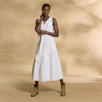 Poppy Denim Dress. Petite