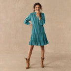 Bromlee Ruffle Dress. Petite