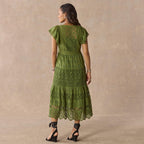 Talara Eyelet Dress. Petite