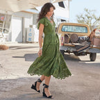 Talara Eyelet Dress. Petite