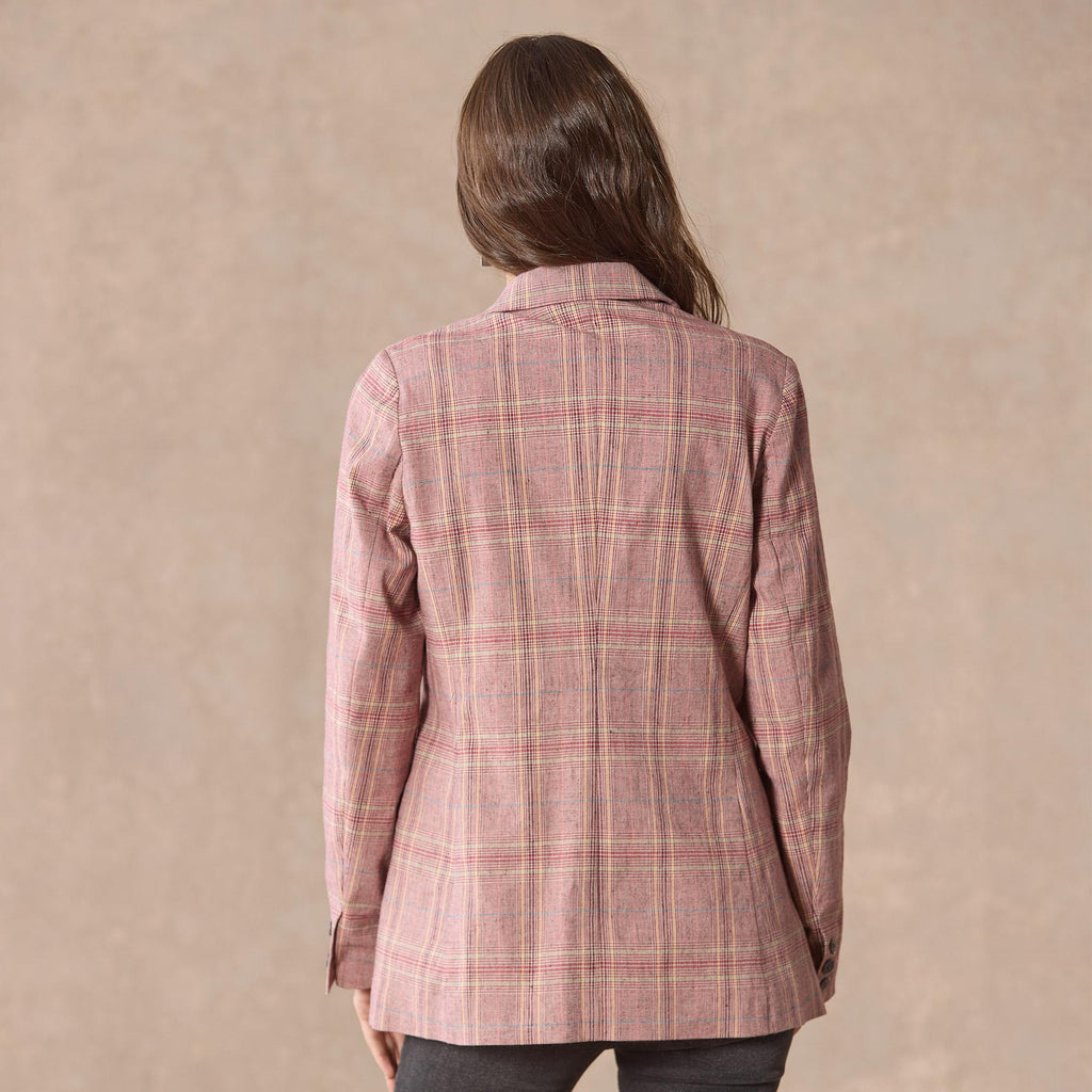 Whitman Plaid Blazer. Petite