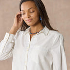 Karla Embroidered Shirt. Petite
