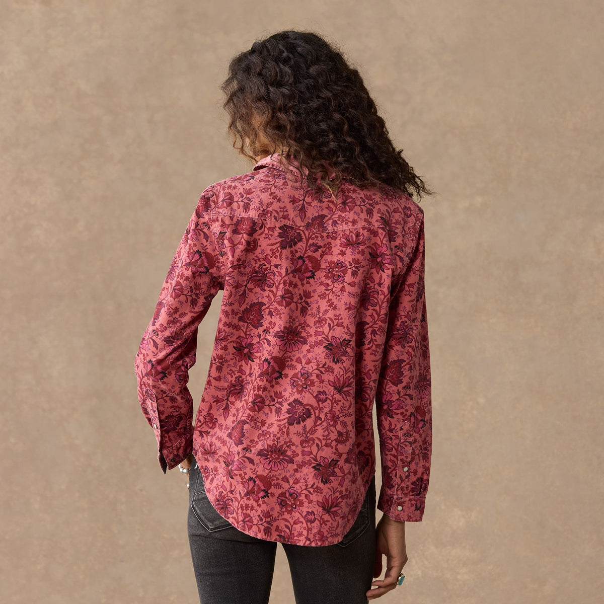 Ombeline Printed Shirt. Petite