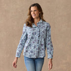 Ombeline Printed Shirt. Petite