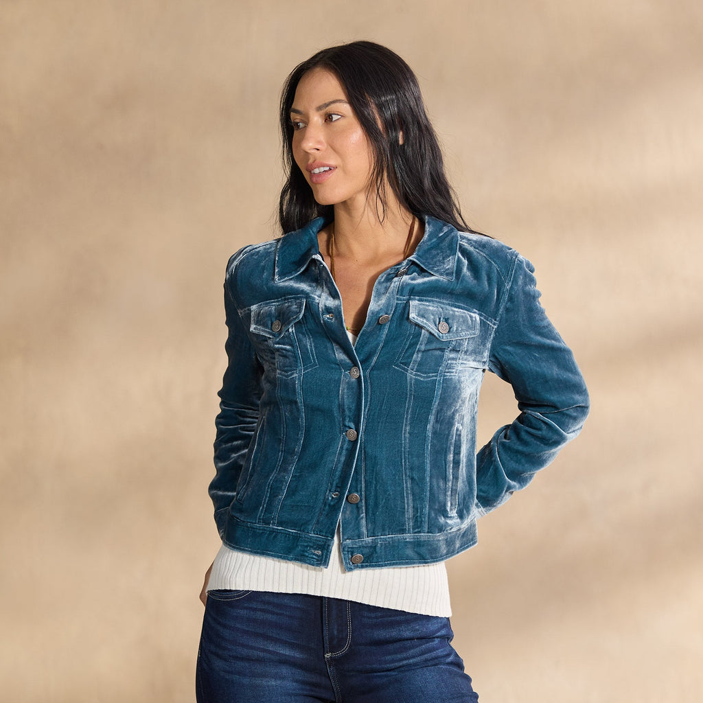 Wren II Velvet Jacket. Petite