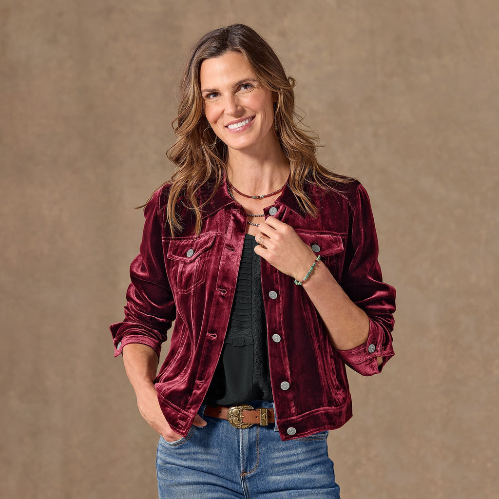 Wren II Velvet Jacket. Petite