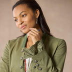 Caroline Ruffle Jacket. Petite