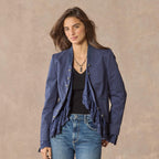 Caroline Ruffle Jacket. Petite