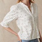 Delaney Eyelet Top