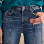 Stacy Vintage Pintuck Jeans