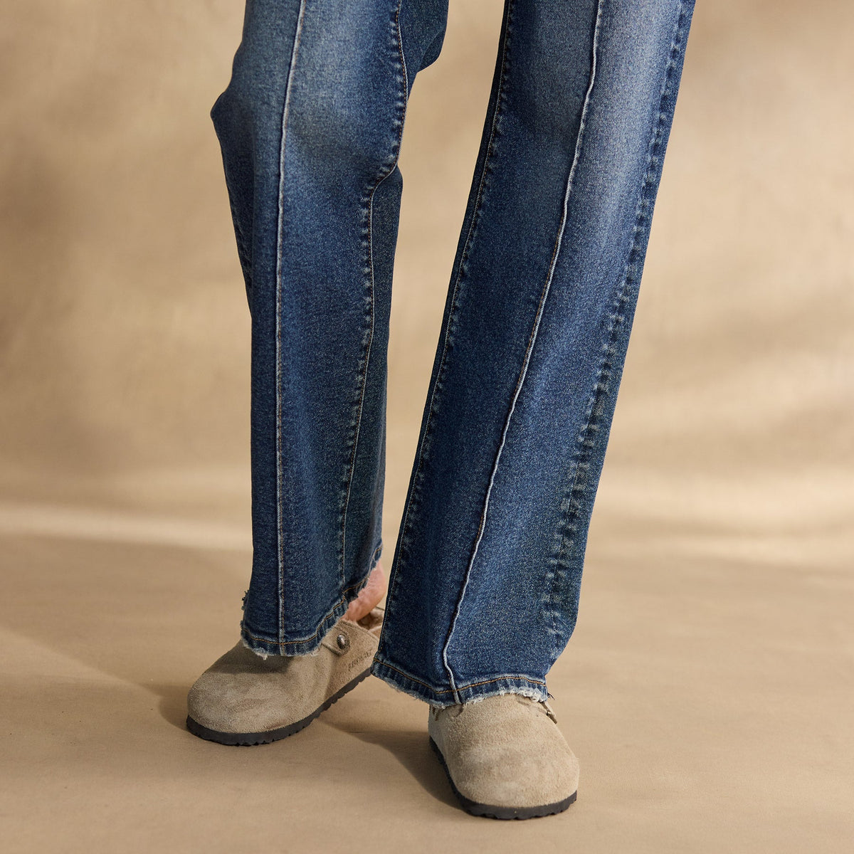Stacy Vintage Pintuck Jeans