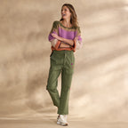 Melissa Embroidered Pants. Petite
