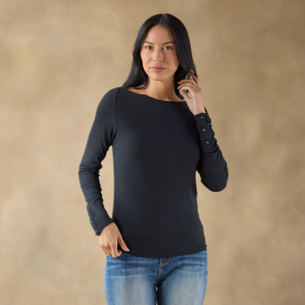Light As Air Boatneck Tee