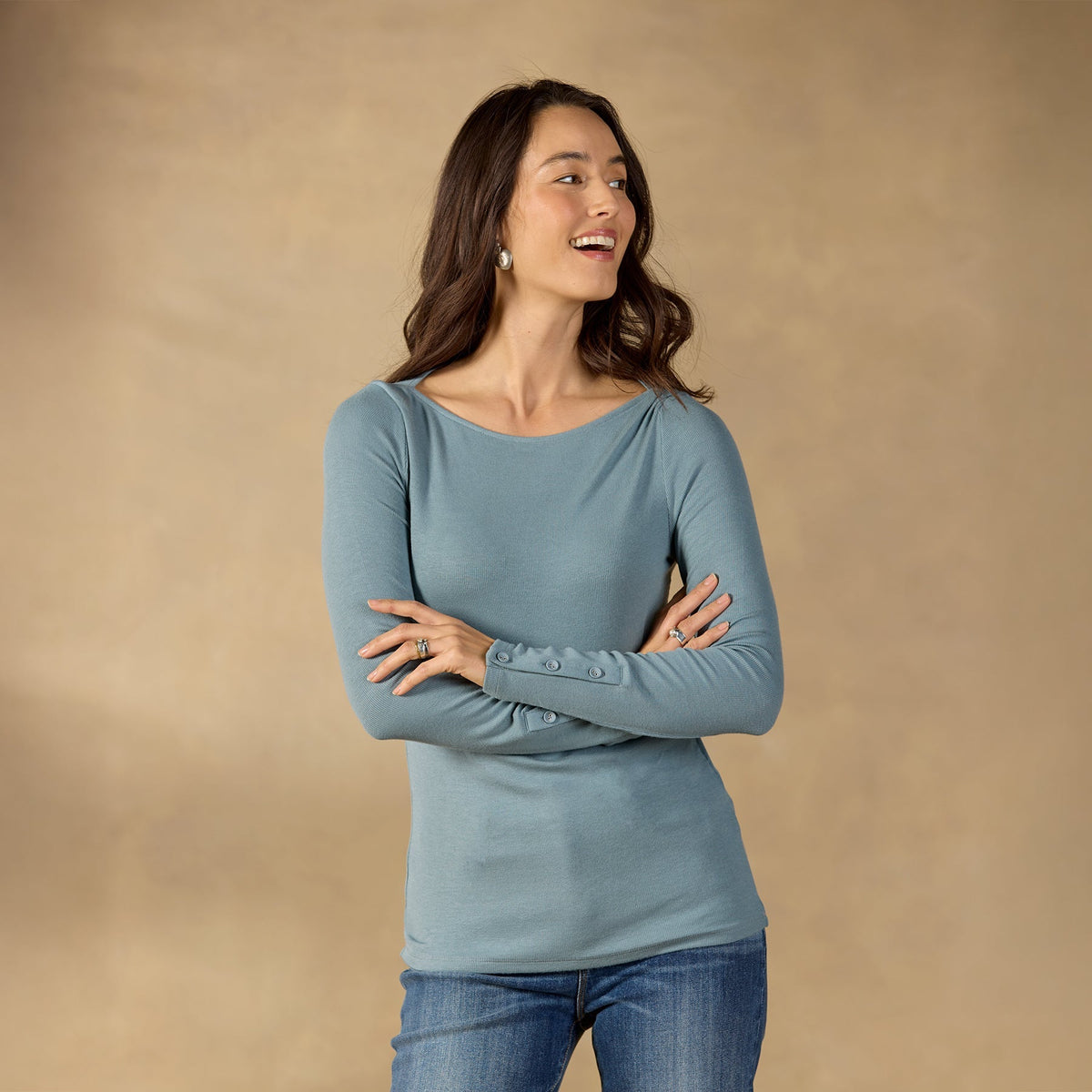 Light As Air Boatneck Tee