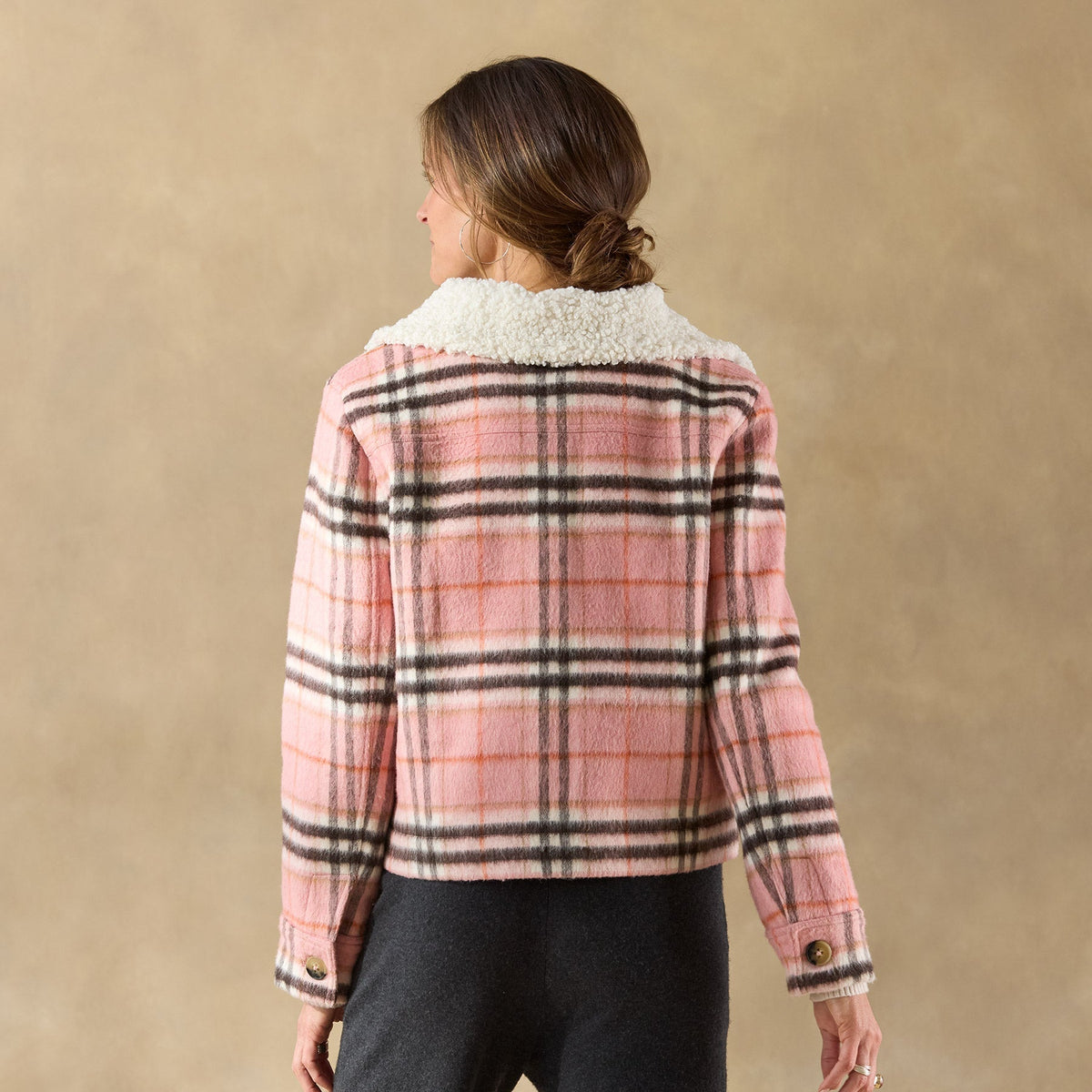 Edith Plaid Jacket. Petite