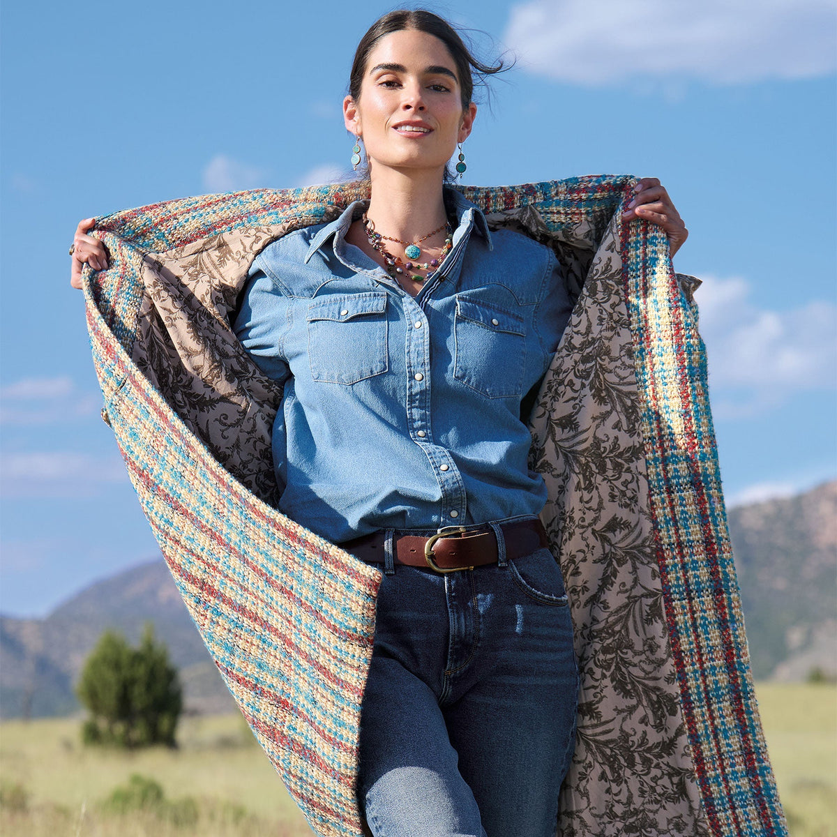 Hanna Tweed Coat. Petite