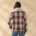 Plaid Alpenhorn Coat. Petite