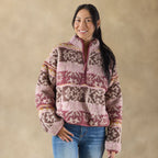 Printed Heidi Sherpa Pullover