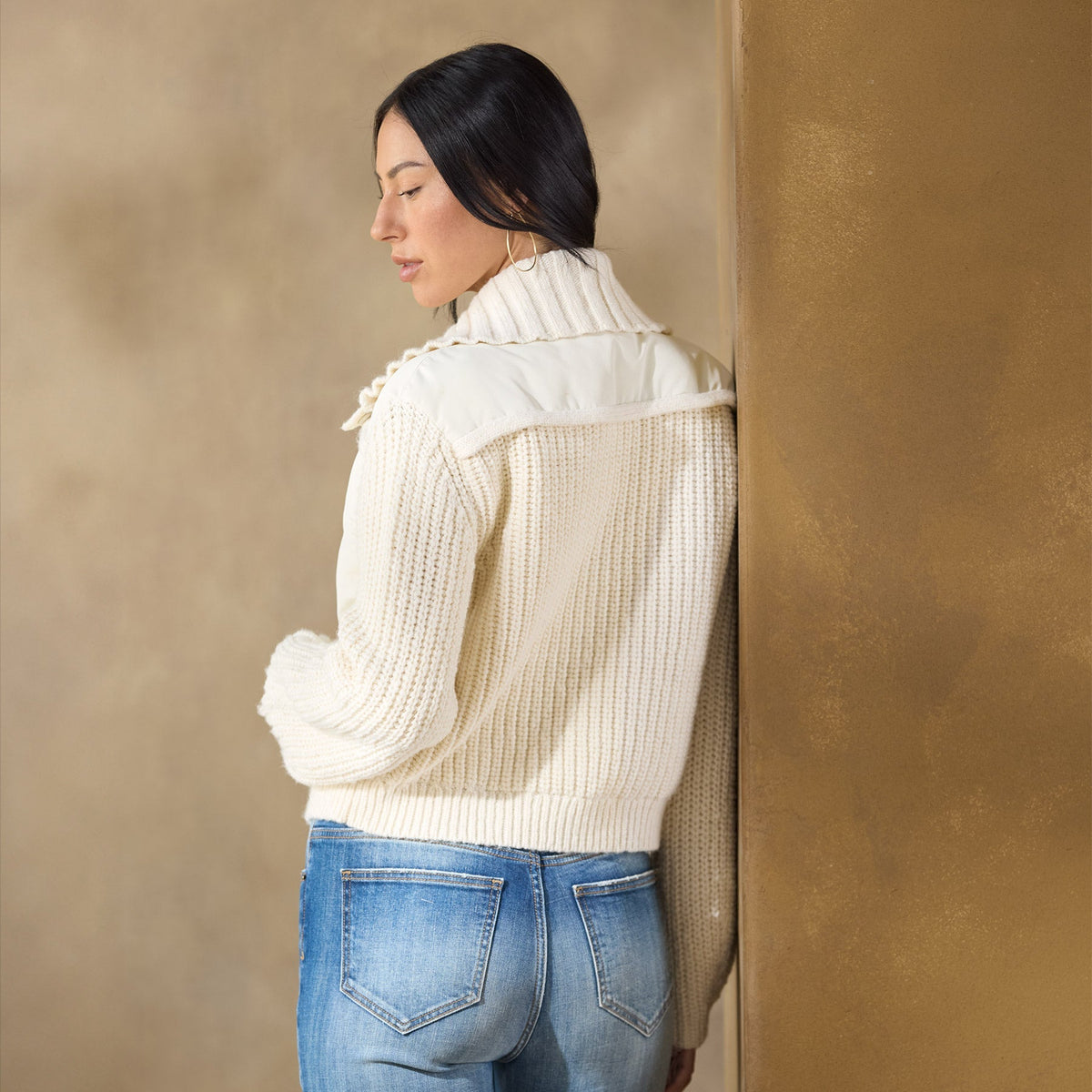 Melanie Marie Sweater Jacket. Petite