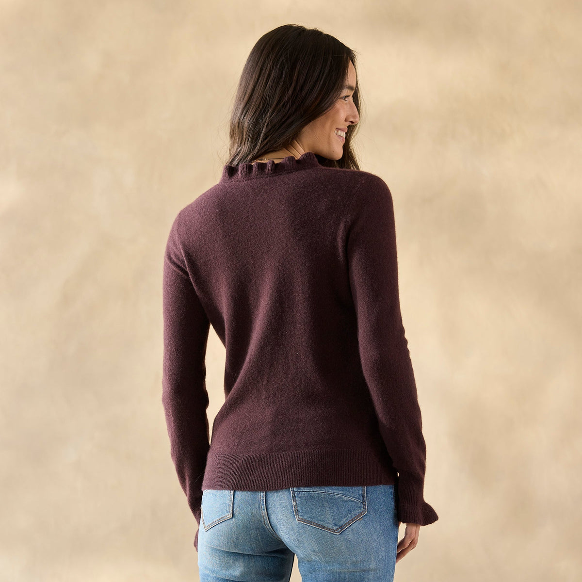 Gisella Cashmere Sweater. Petite