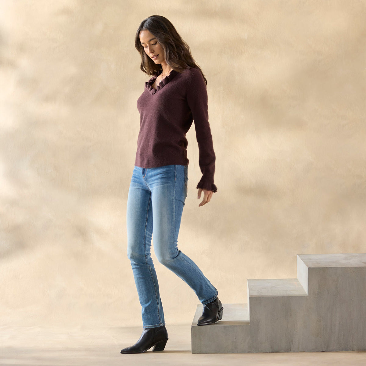 Gisella Cashmere Sweater. Petite