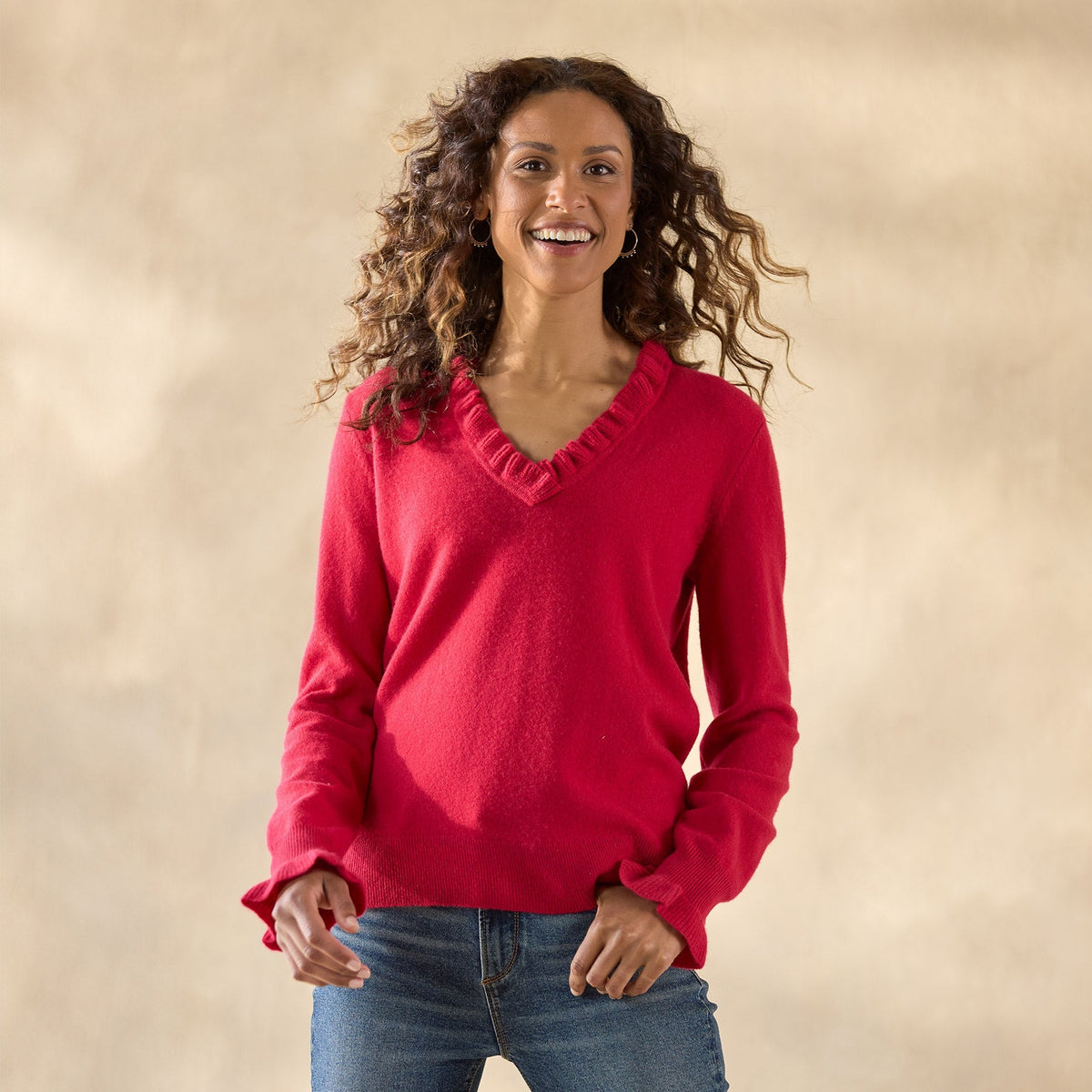 Gisella Cashmere Sweater. Petite