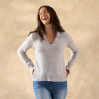 Gisella Cashmere Sweater. Petite