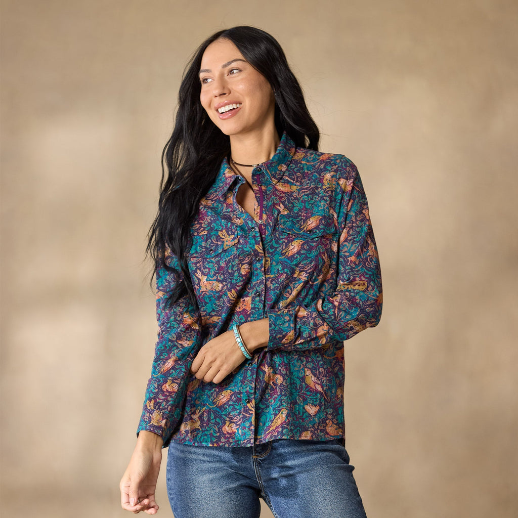 Woodsong Joy Shirt. Petite