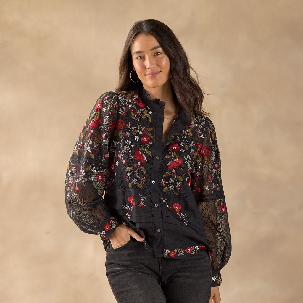 Beaumont Blooms Top. Petite