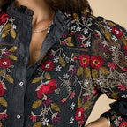 Beaumont Blooms Top. Petite