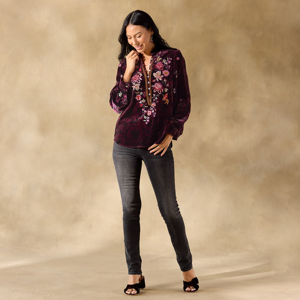 Elisabeth Velvet Top