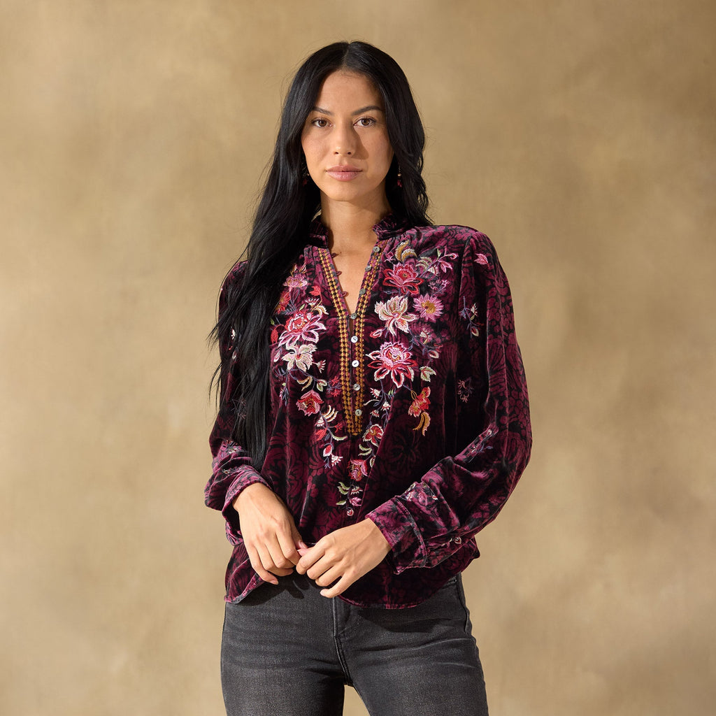 Elisabeth Velvet Top