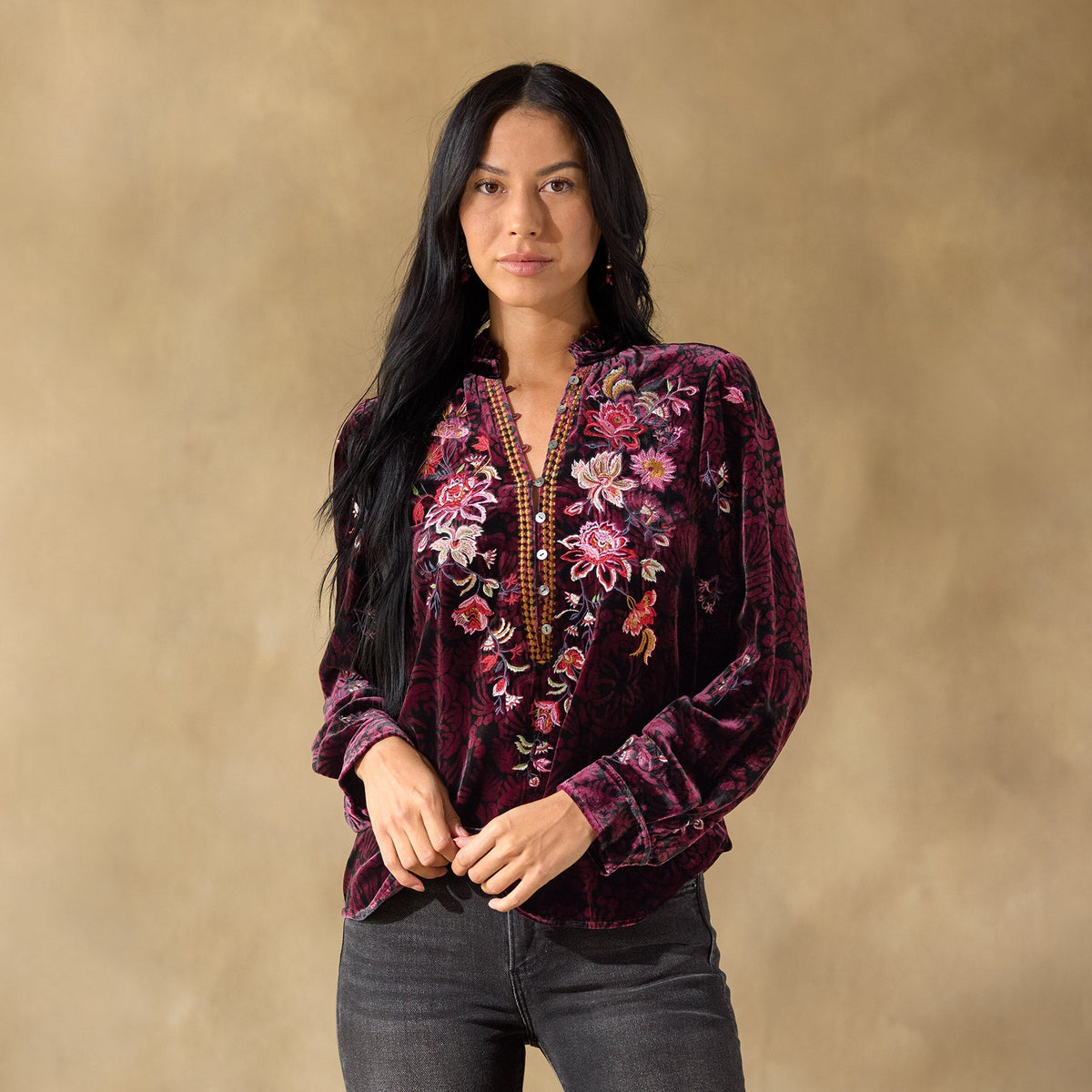Elisabeth Velvet Top