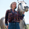 Gretel Floral Velvet Shirt