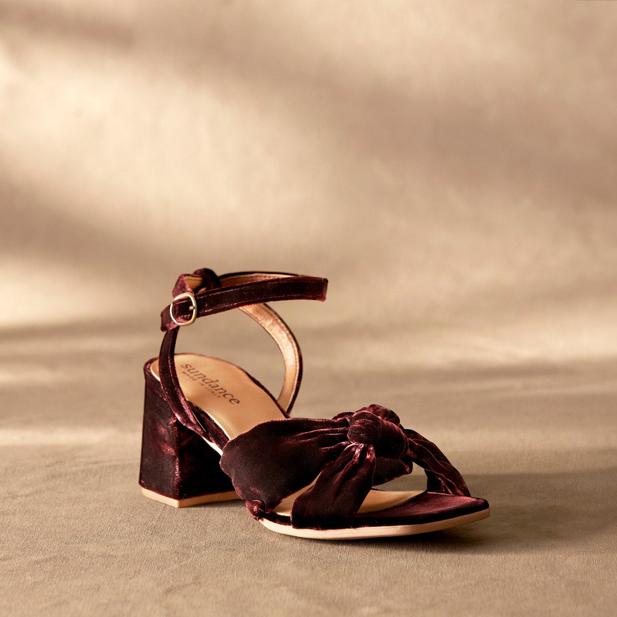 Natasha Velvet Heels