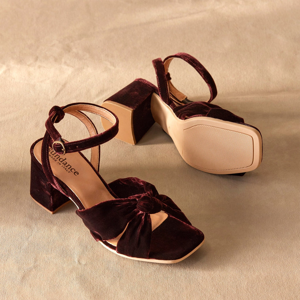 Natasha Velvet Heels