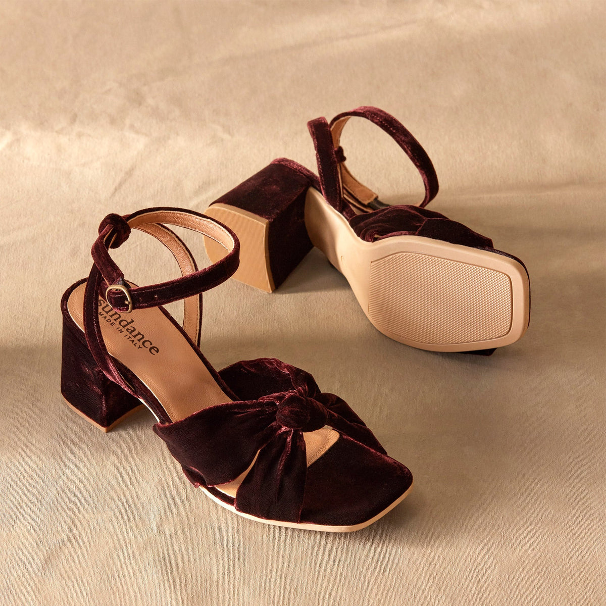 Natasha Velvet Heels