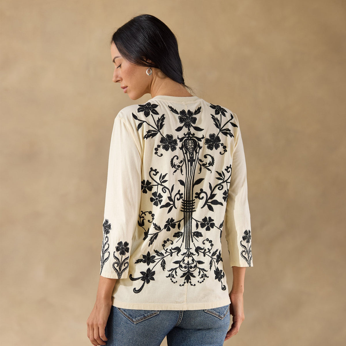 Talithia 3/4 Crewneck Tee