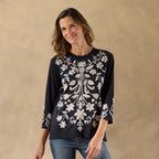 Talithia 3/4 Crewneck Tee