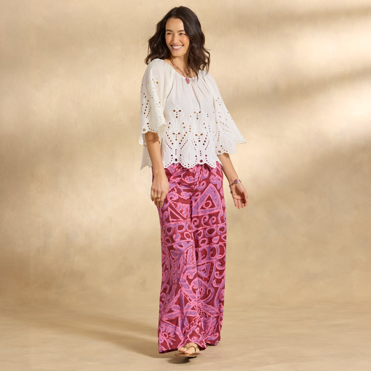Etta Eyelet Top