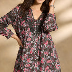 Andi Floral Dress. Petite