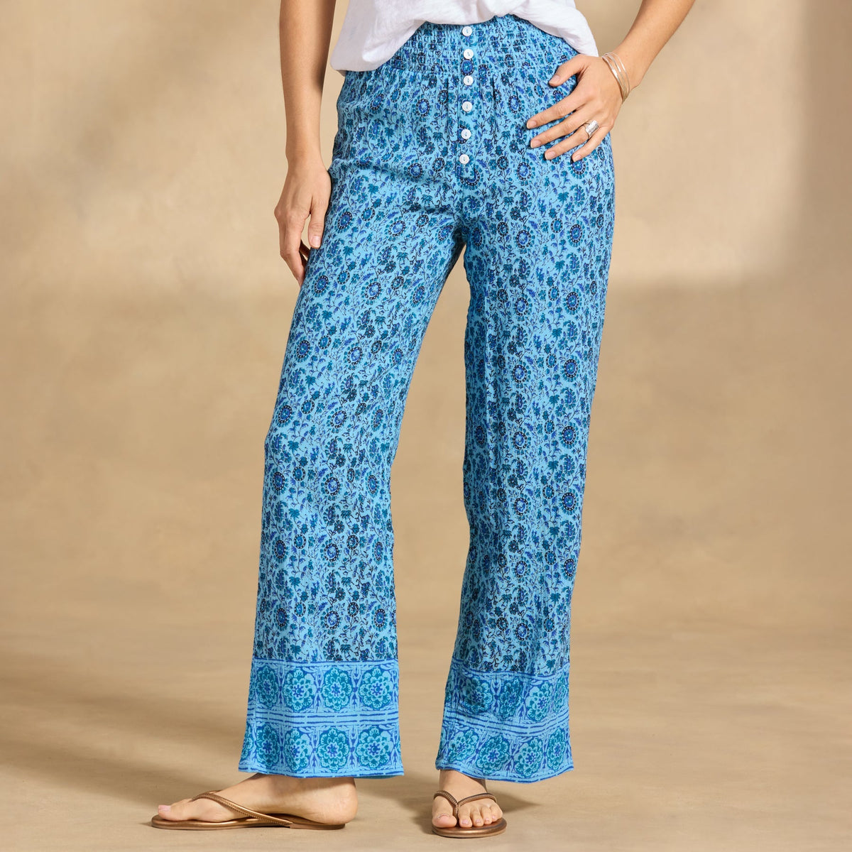 Zola Printed Pants. Petite