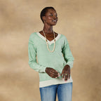 Samantha V-Neck Sweater. Petite
