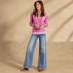 Samantha V-Neck Sweater. Petite